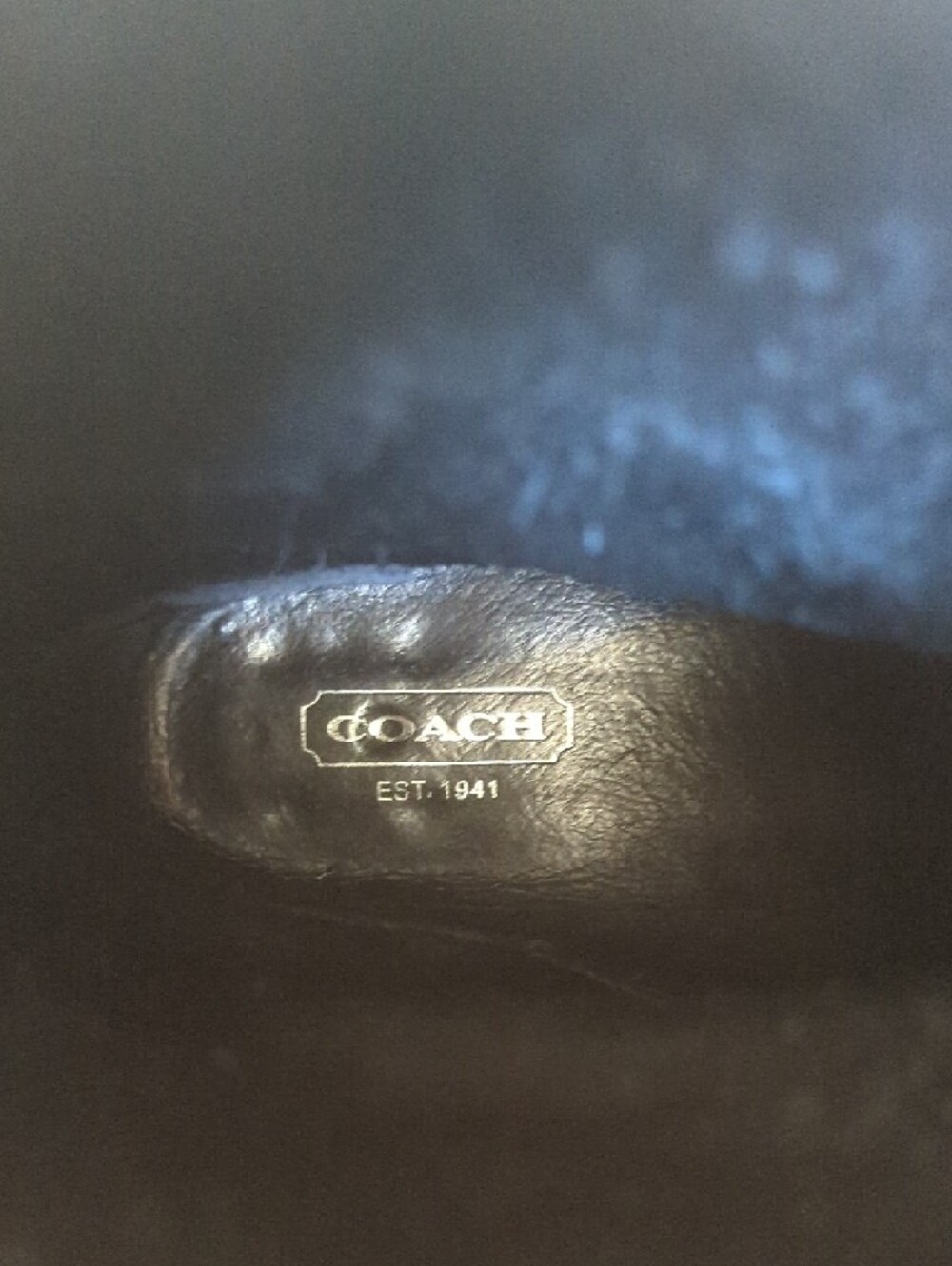Retro Coach Black Pebble Leather Boot - Picture 8 of 8